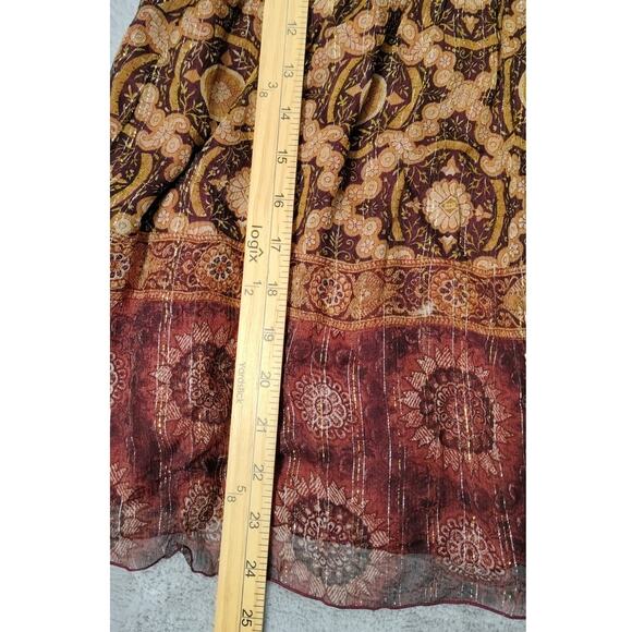 Hale Bob Tank Shirt Halter Womens Size Small Beaded BOHO Paris Silk Vintage - Picture 4 of 9